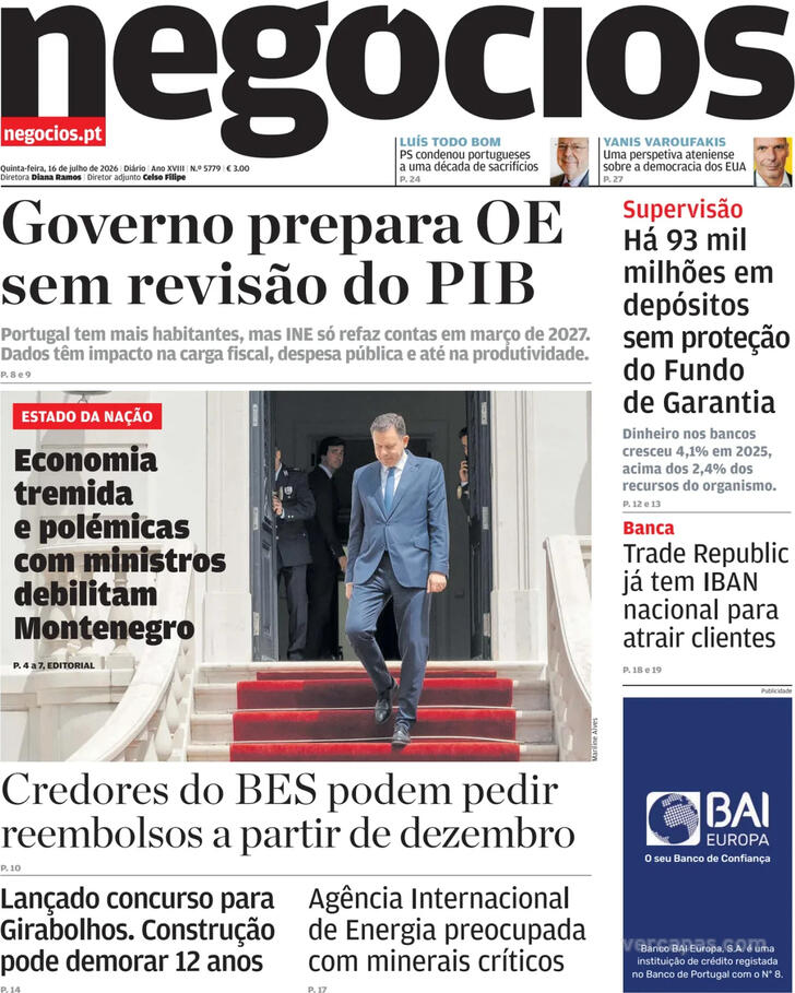 Capa Jornal de Neg�cios - 2026-07-16