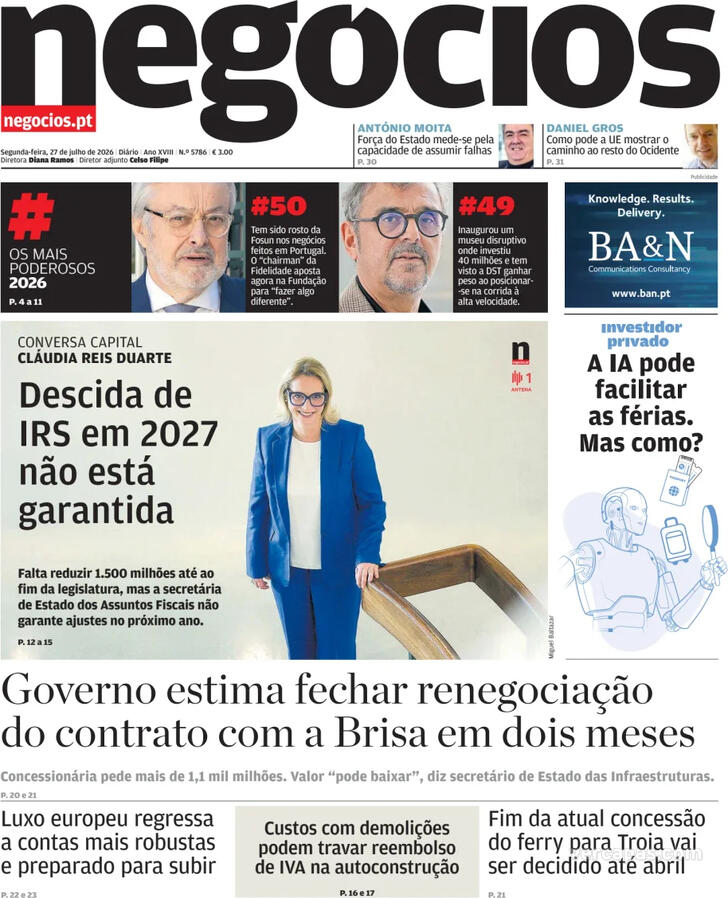 Capa Jornal de Neg�cios - 2026-07-27