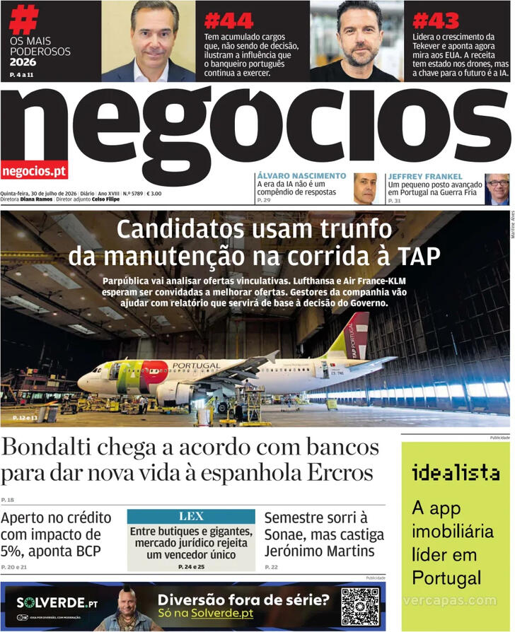 Capa Jornal de Neg�cios - 2026-07-30