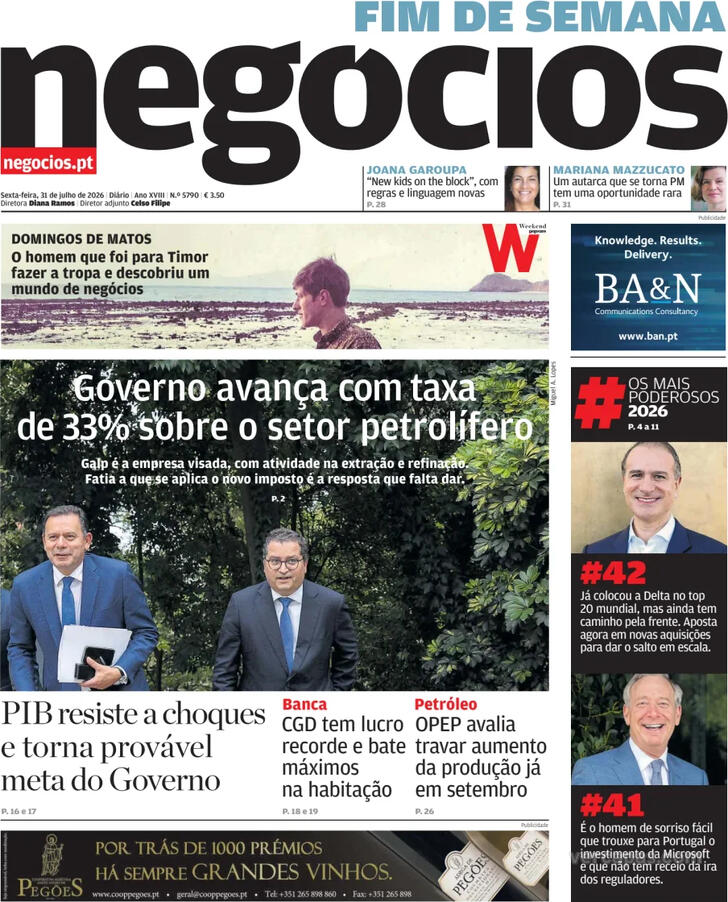 Capa Jornal de Neg�cios - 2026-07-31