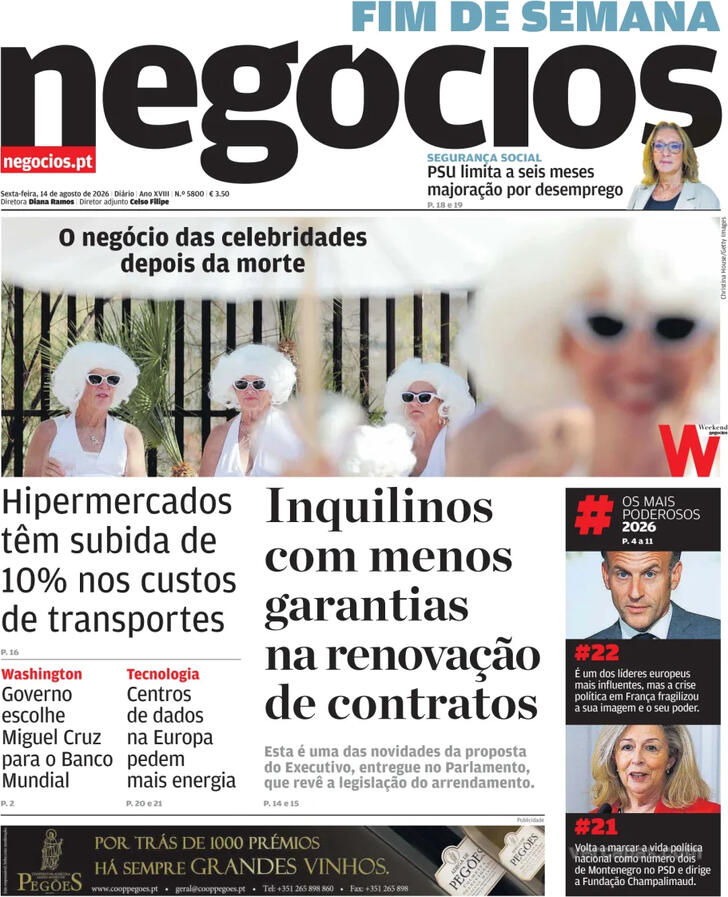 Capa Jornal de Neg�cios - 2026-08-14