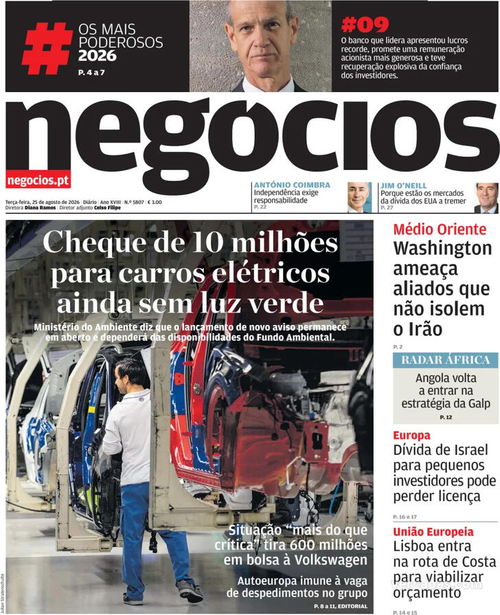 Capa Jornal de Neg�cios - 2026-08-25