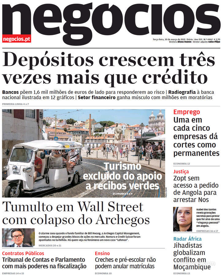 Capa Jornal de Negcios - 2021-03-30