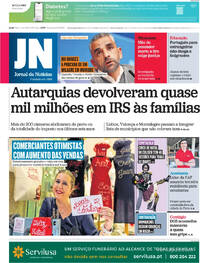 Capa Jornal de Notcias de 2025-12-09