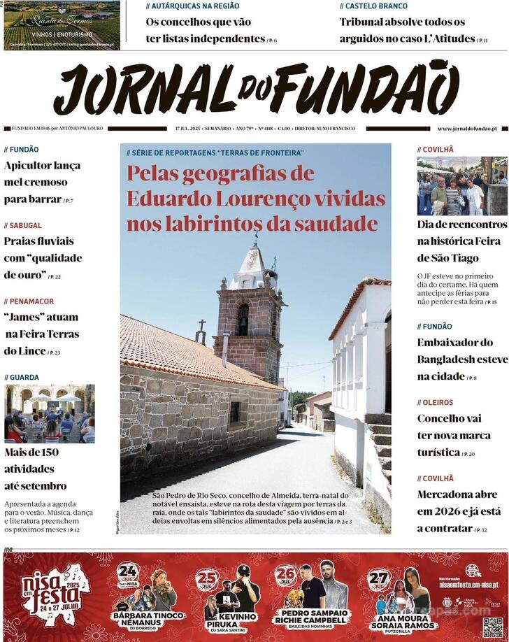 Capa Jornal do Fundo - 2025-07-17