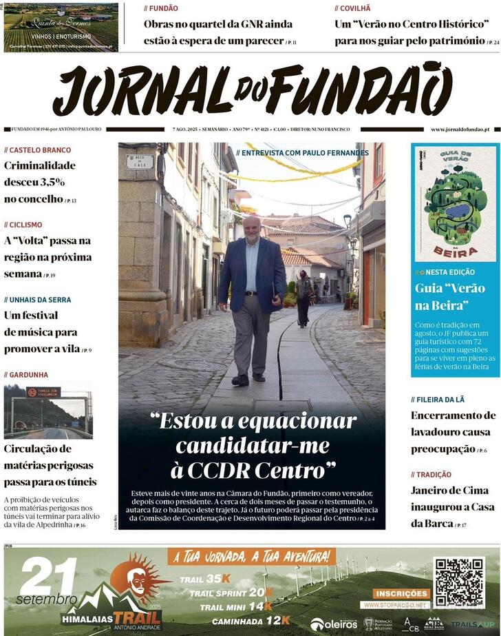 Capa Jornal do Fundo - 2025-08-07