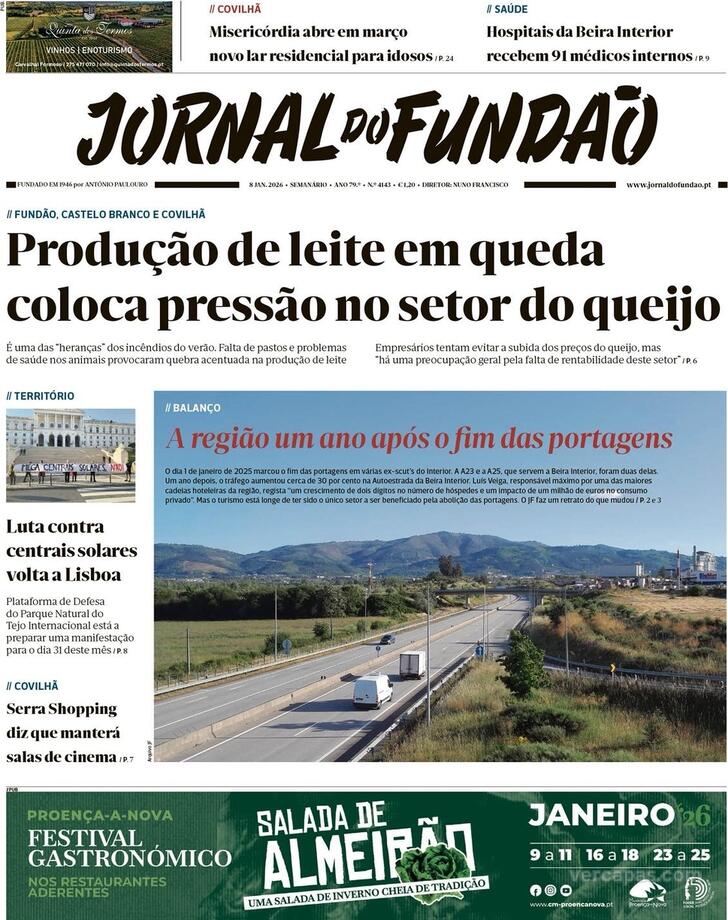 Capa Jornal do Fund�o - 2026-01-08