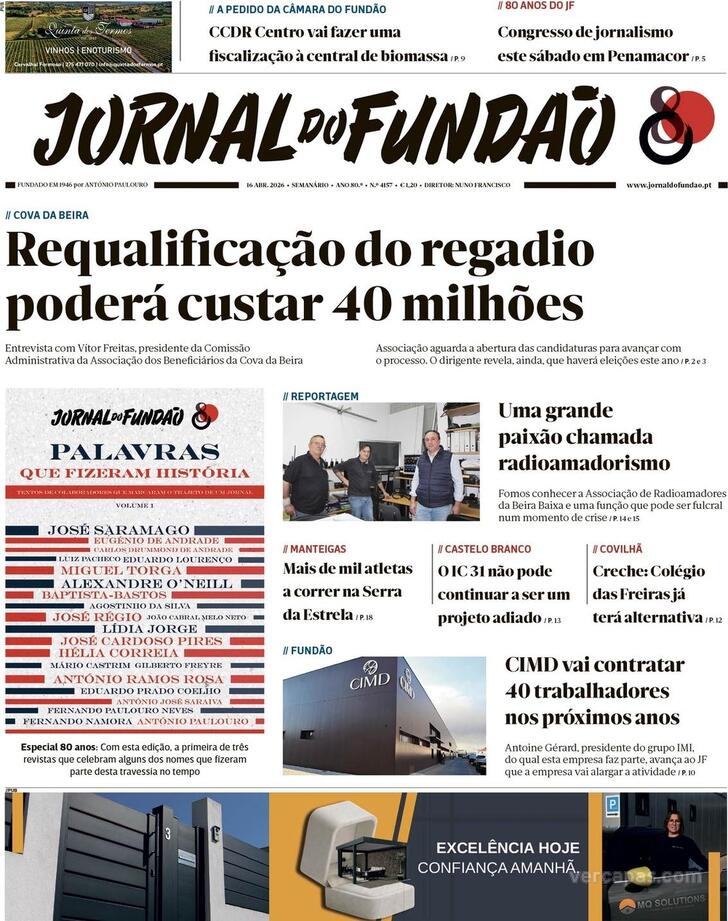 Capa Jornal do Fund�o - 2026-04-16