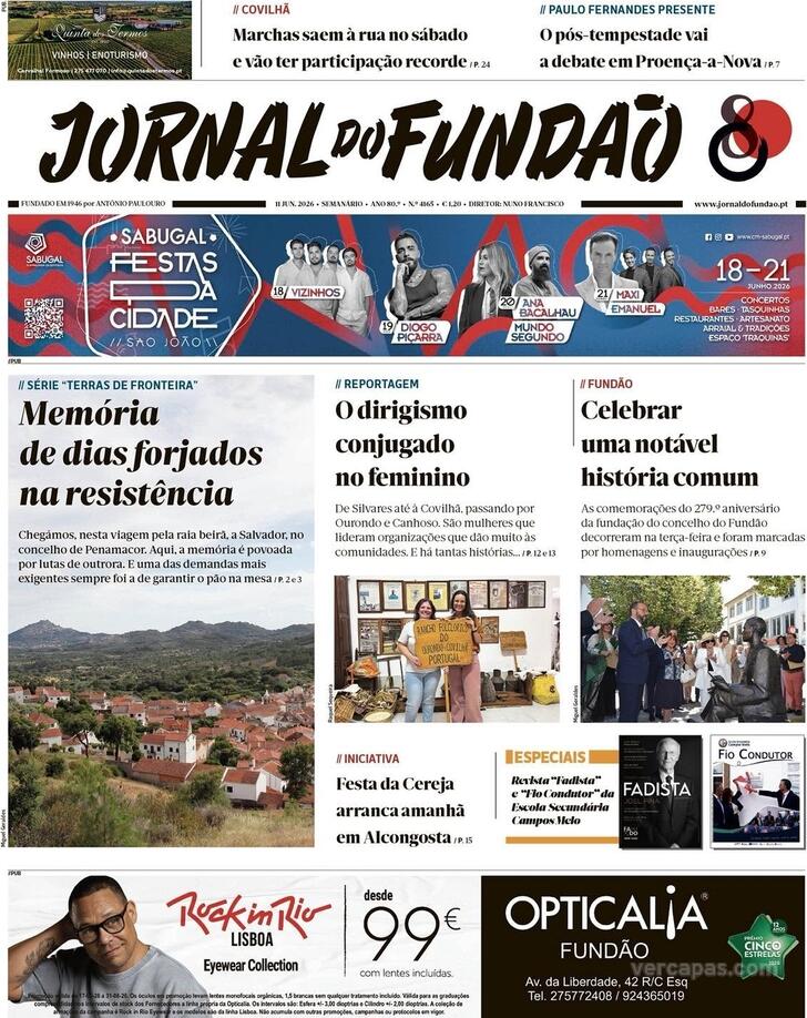 Capa Jornal do Fund�o - 2026-06-11