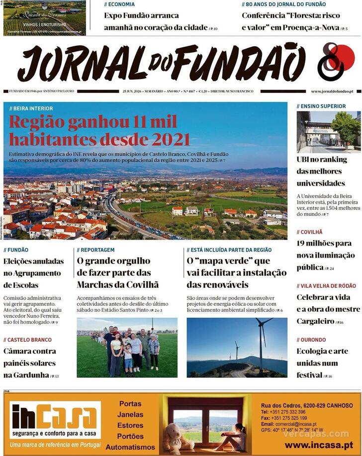 Capa Jornal do Fund�o - 2026-06-25