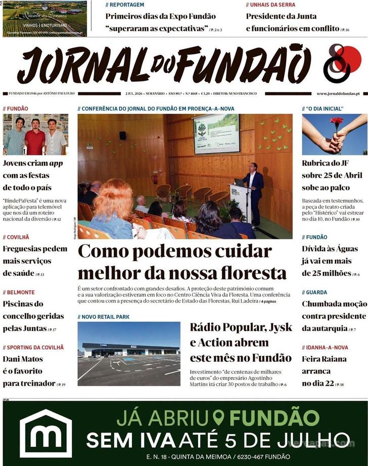 Capa Jornal do Fund�o - 2026-07-02