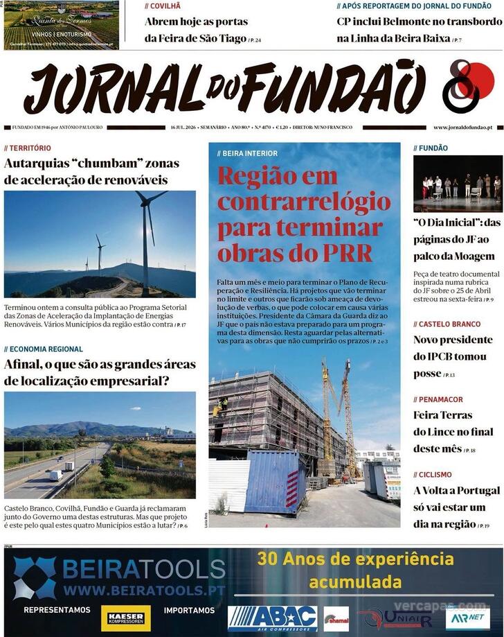 Capa Jornal do Fund�o - 2026-07-15