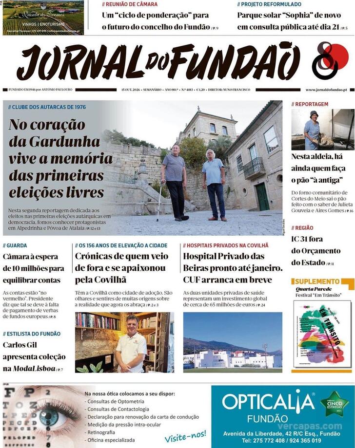 Capa Jornal do Fund�o - 2026-10-15
