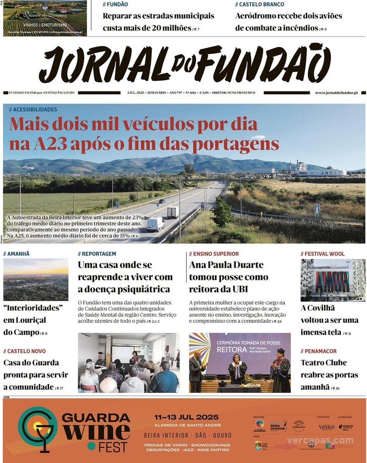 Capa Jornal do Fundo - 2025-07-03