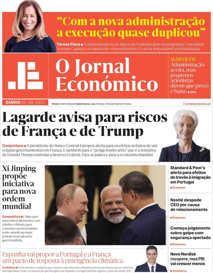 Capa Jornal Econmico - 2025-09-02