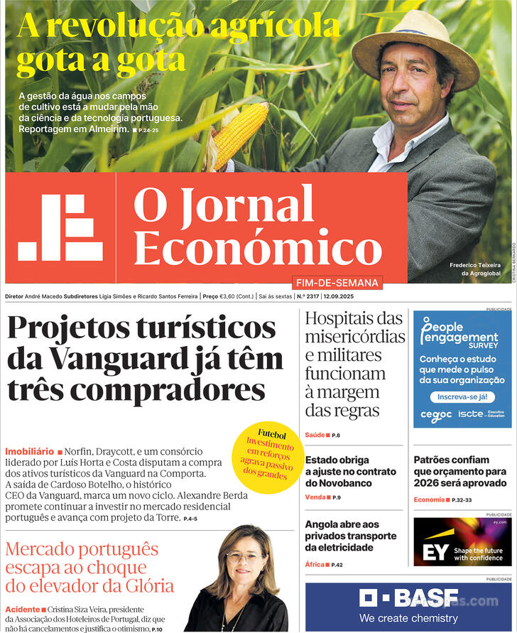 Capa Jornal Econmico - 2025-09-12
