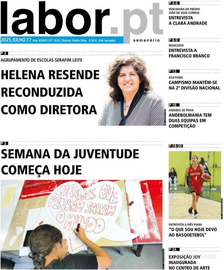 Capa Jornal Labor - 2025-07-17