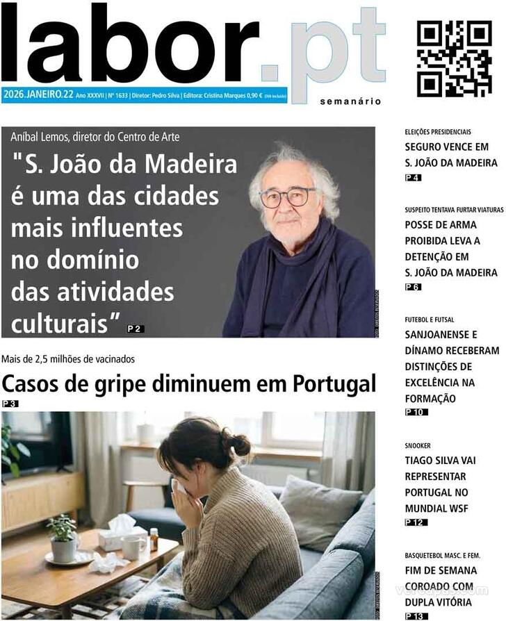 Capa Jornal Labor - 2026-01-22