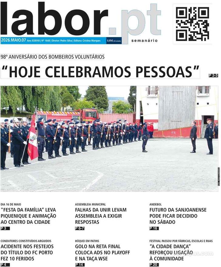 Capa Jornal Labor - 2026-05-07