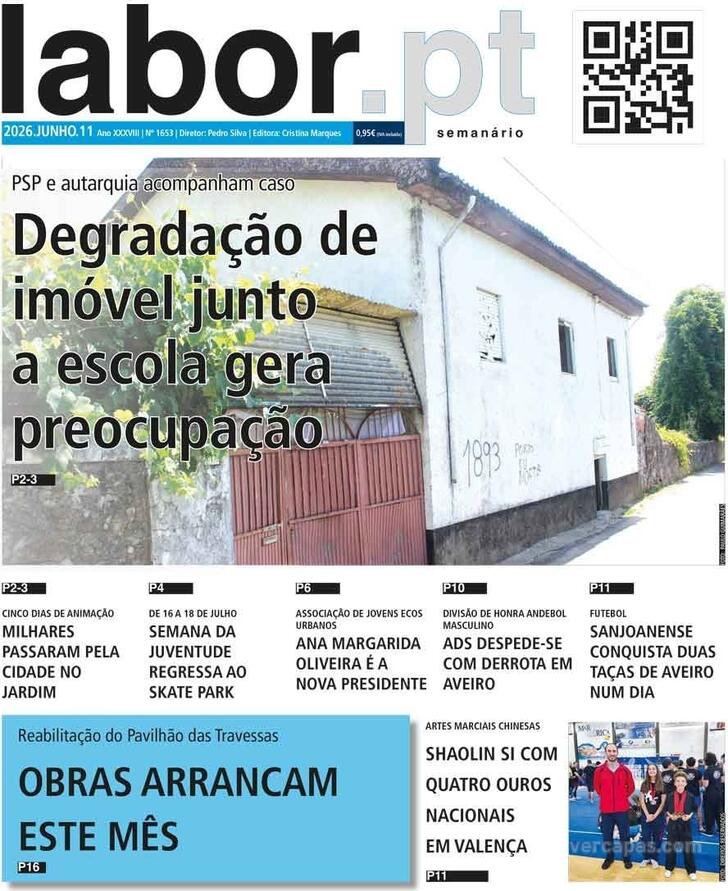 Capa Jornal Labor - 2026-06-11