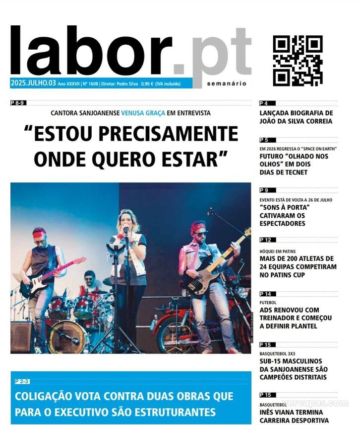 Capa Jornal Labor - 2025-07-03