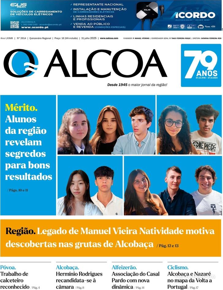 Capa Jornal O Alcoa - 2025-07-31