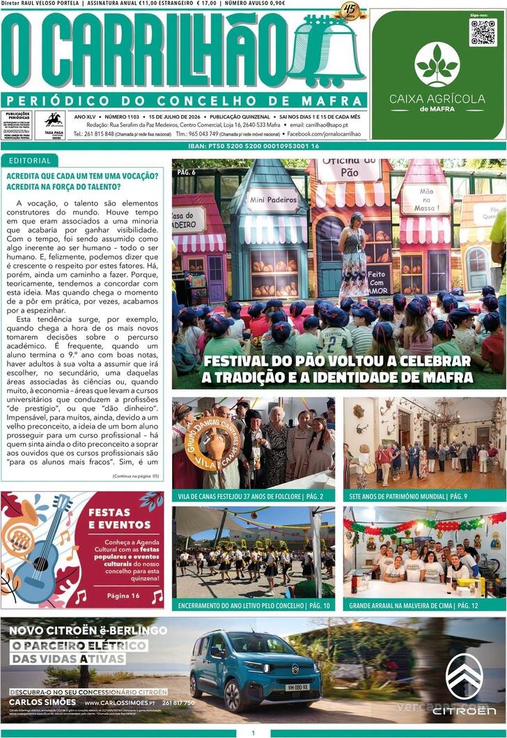 Jornal O Carrilh�o