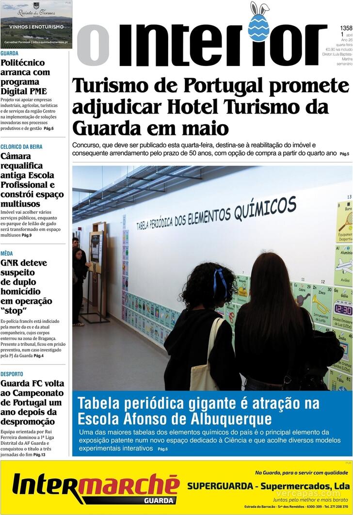 Capa Jornal o Interior - 2026-04-01