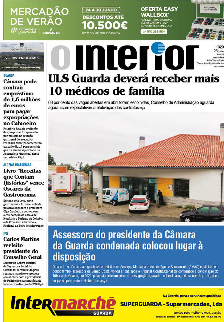 Capa Jornal o Interior - 2025-06-25