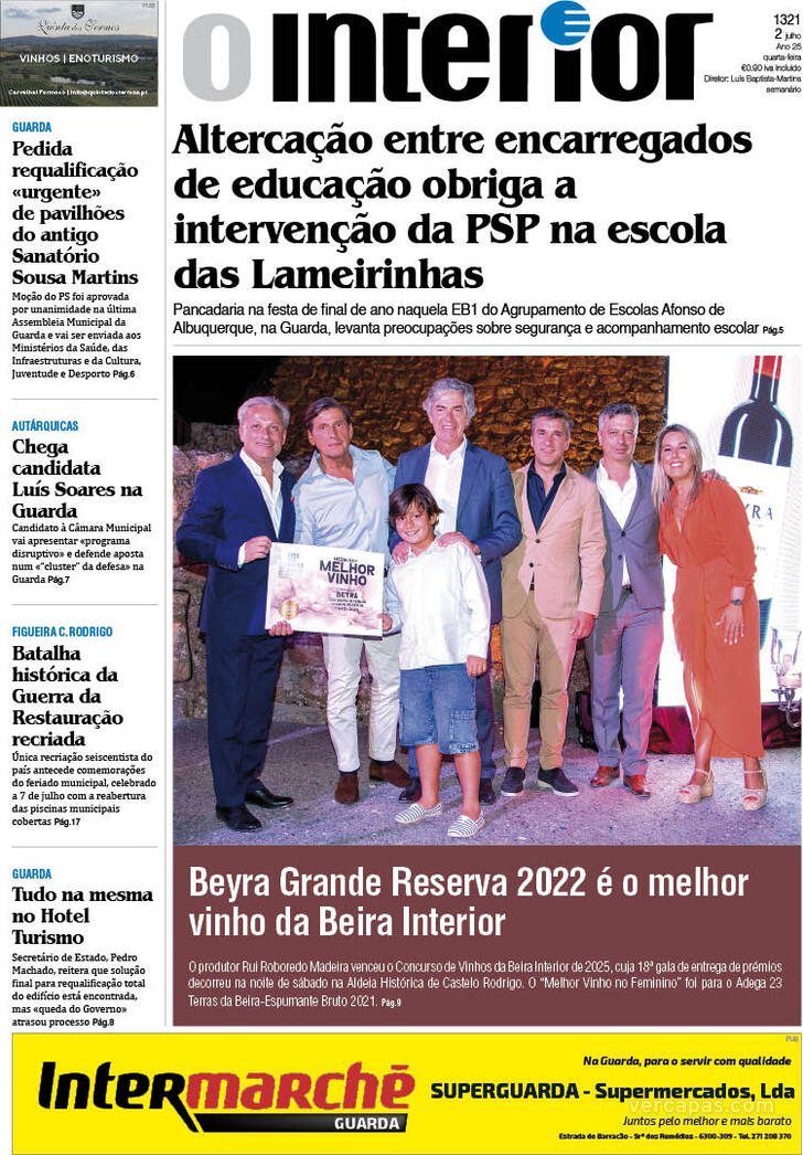 Capa Jornal o Interior - 2025-07-02