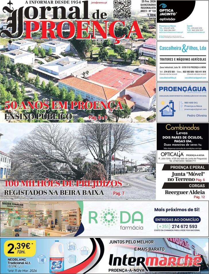 Capa Jornal de Proen�a - 2026-02-25