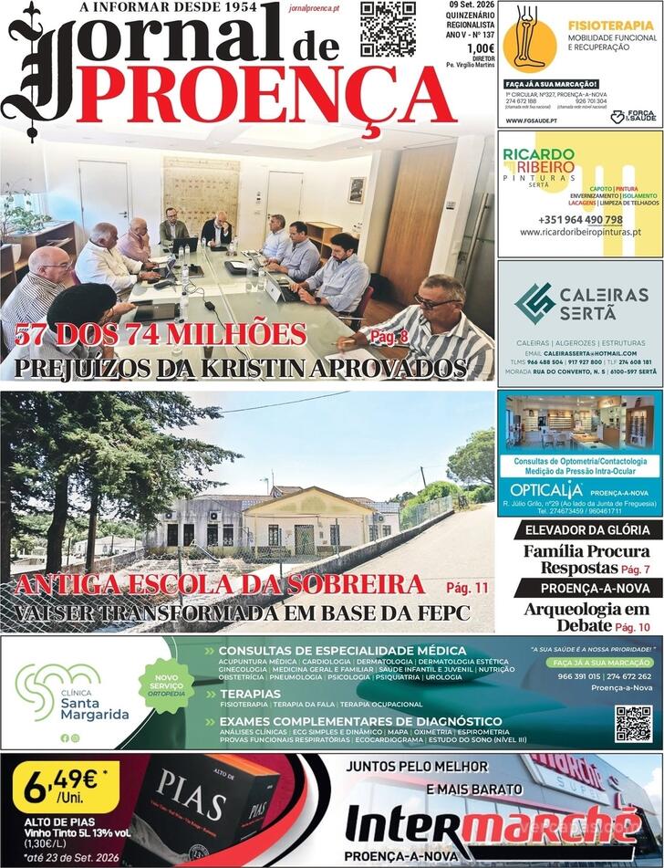 Capa Jornal de Proen�a - 2026-09-09