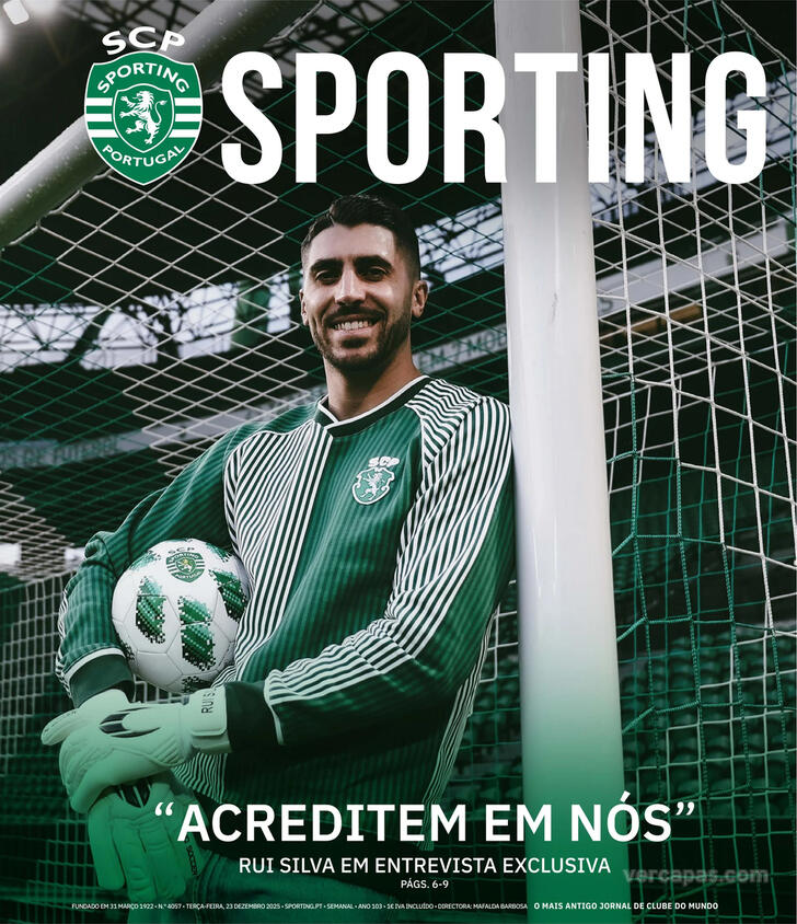 Capa Jornal Sporting - 2025-12-24