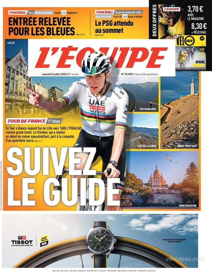 Capa L'quipe - 2025-07-05
