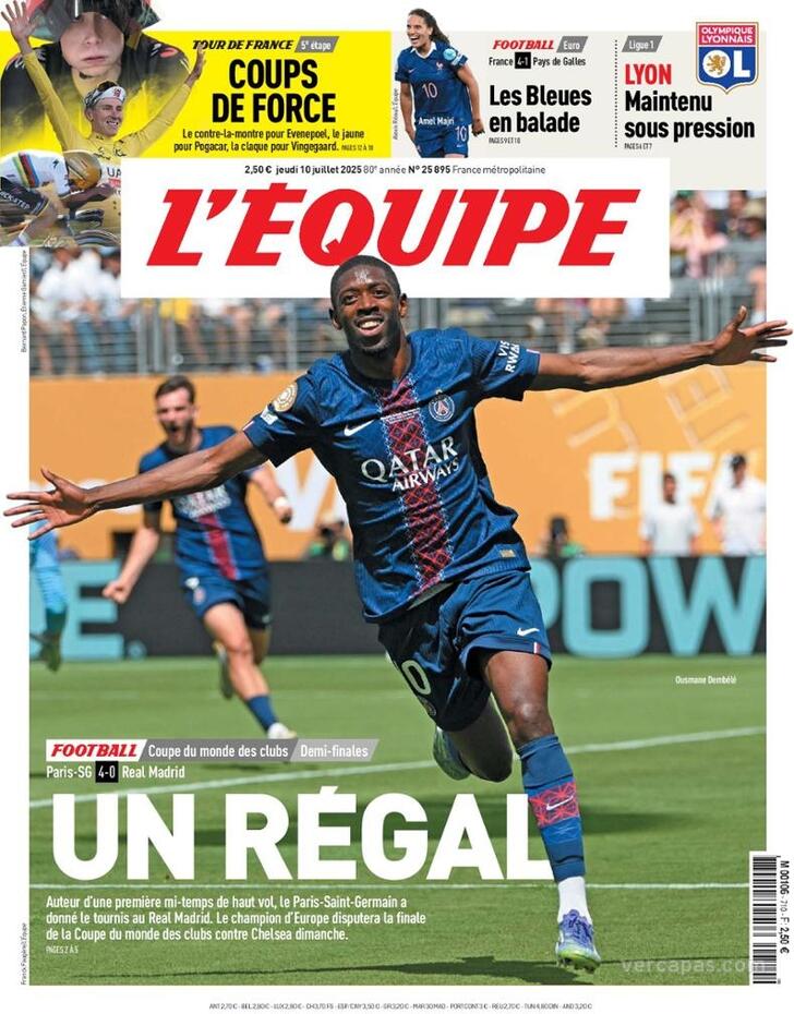 Capa L'quipe - 2025-07-10