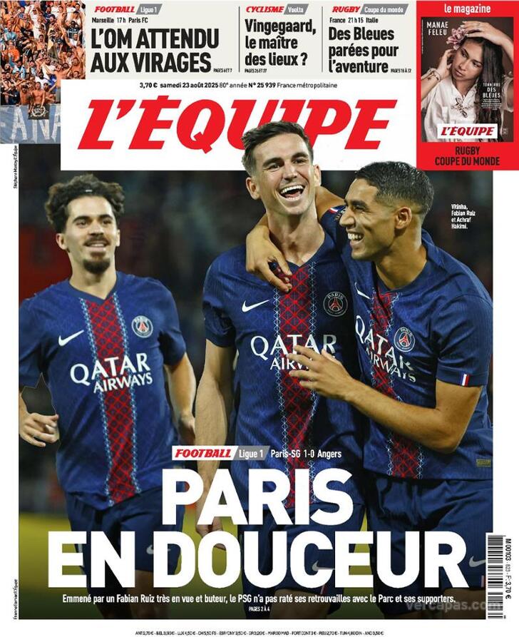 Capa L'quipe - 2025-08-23