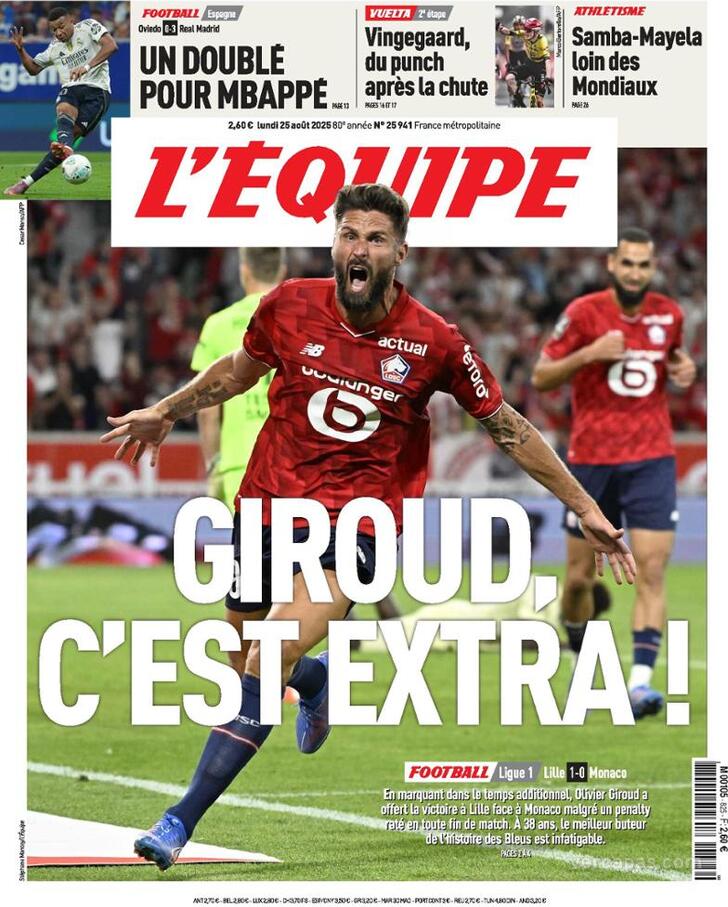 Capa L'quipe - 2025-08-25
