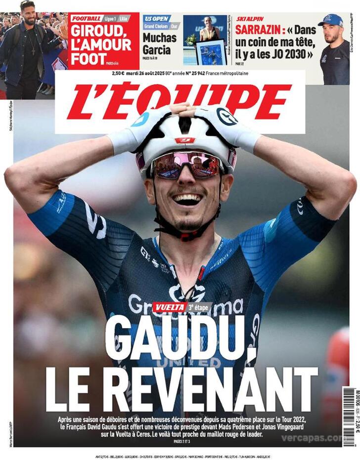 Capa L'quipe - 2025-08-26