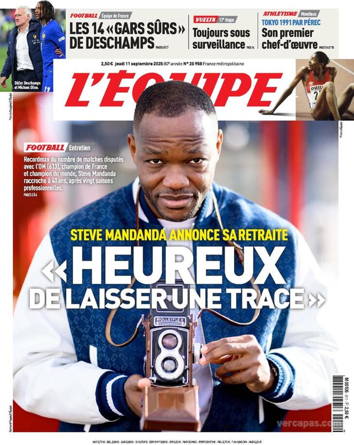 Capa L'quipe - 2025-09-11