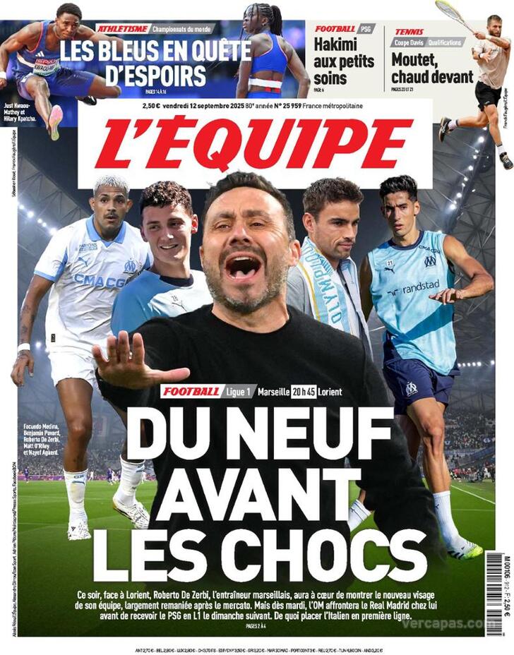 Capa L'quipe - 2025-09-12
