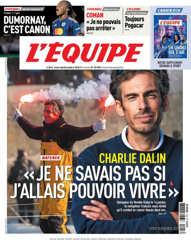 Capa L'quipe - 2025-10-08