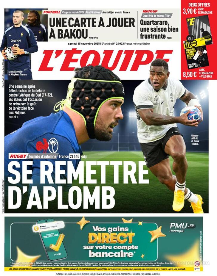 Capa L'quipe - 2025-11-15