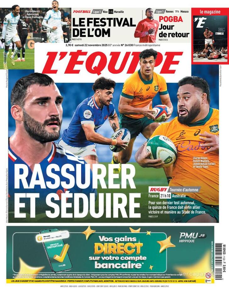 Capa L'quipe - 2025-11-22