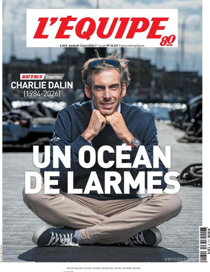 Capa L'�quipe - 2026-06-12