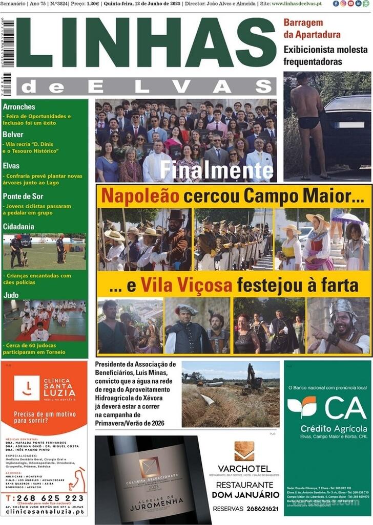 Capa Linhas de Elvas - 2025-06-12