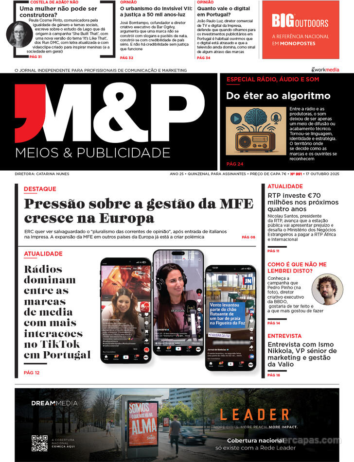 Capa Meios & Publicidade - 2025-10-17