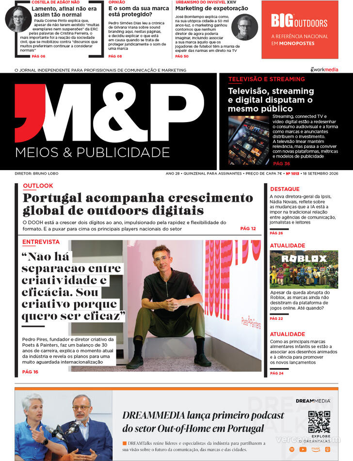 Capa Meios & Publicidade - 2026-09-18