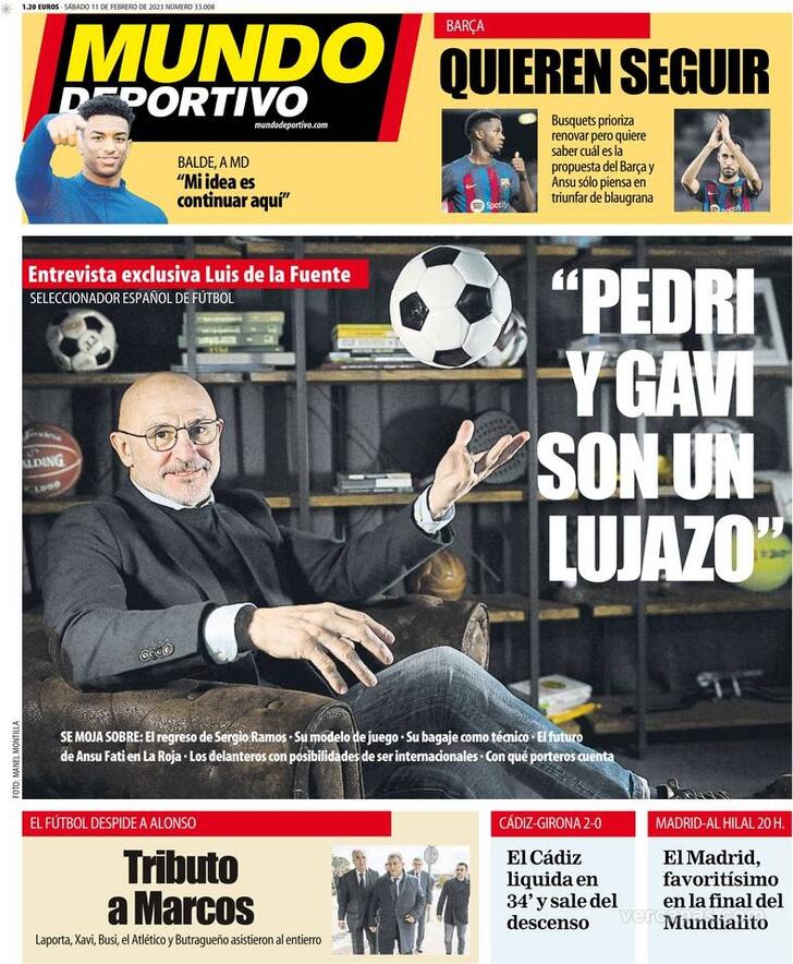 Capa Mundo Deportivo - 2023-02-11