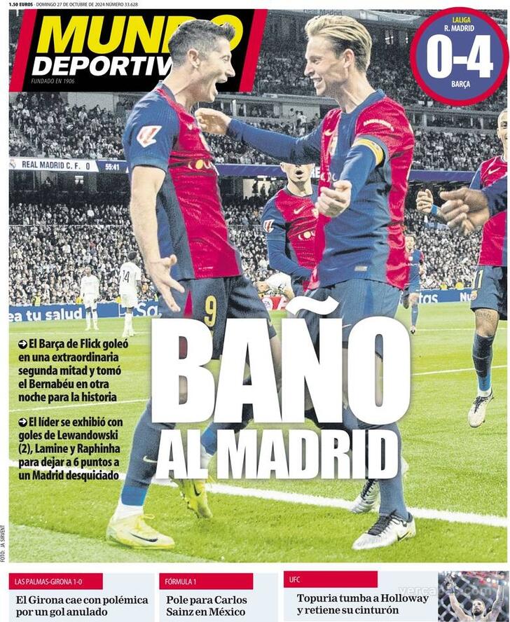 Capa Mundo Deportivo - 2024-10-27
