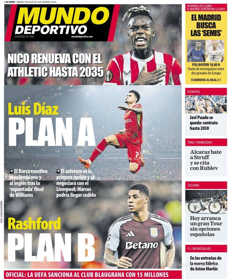 Capa Mundo Deportivo - 2025-07-05
